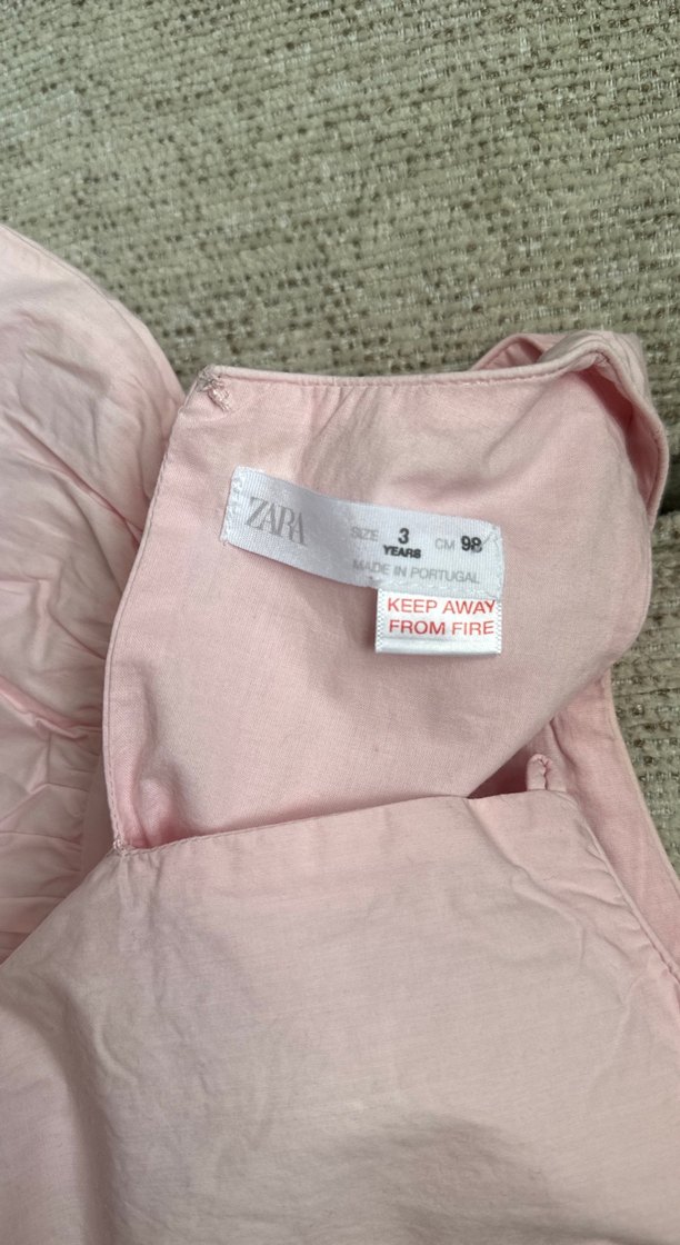 Kız Çocuk Pembe Elbise - Görsel 4