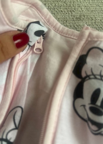 Kız Çocuk Pembe Fermuarlı Uyku Tulumu - Görsel 5