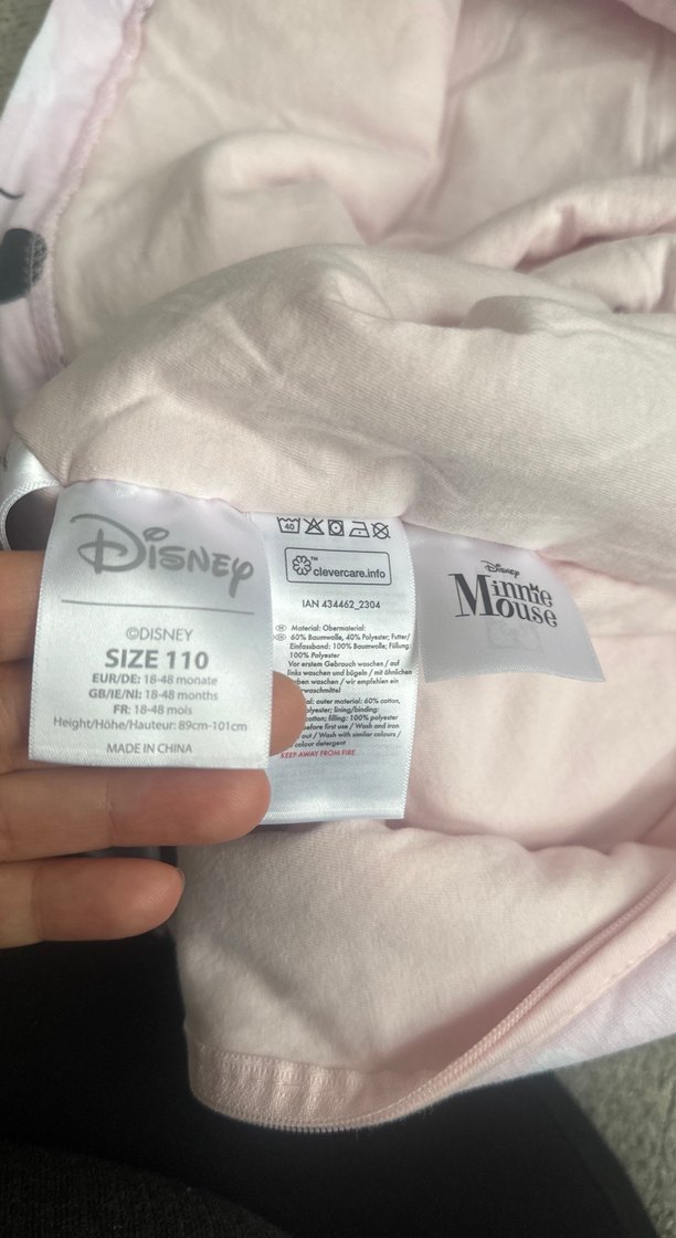 Kız Çocuk Pembe Fermuarlı Uyku Tulumu - Görsel 4