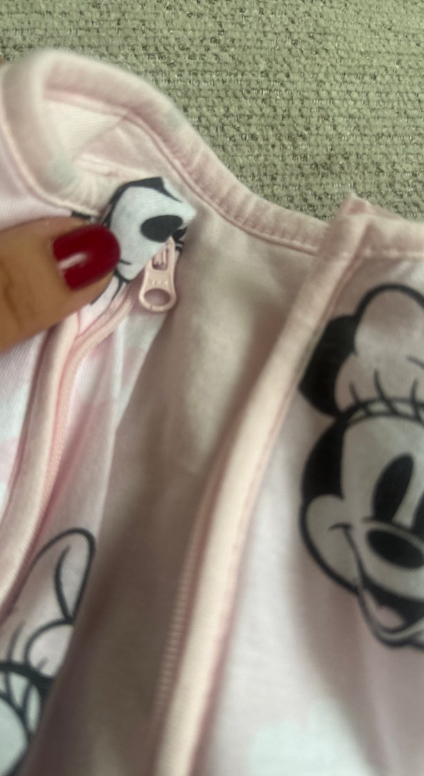 Kız Çocuk Pembe Fermuarlı Uyku Tulumu - Görsel 5