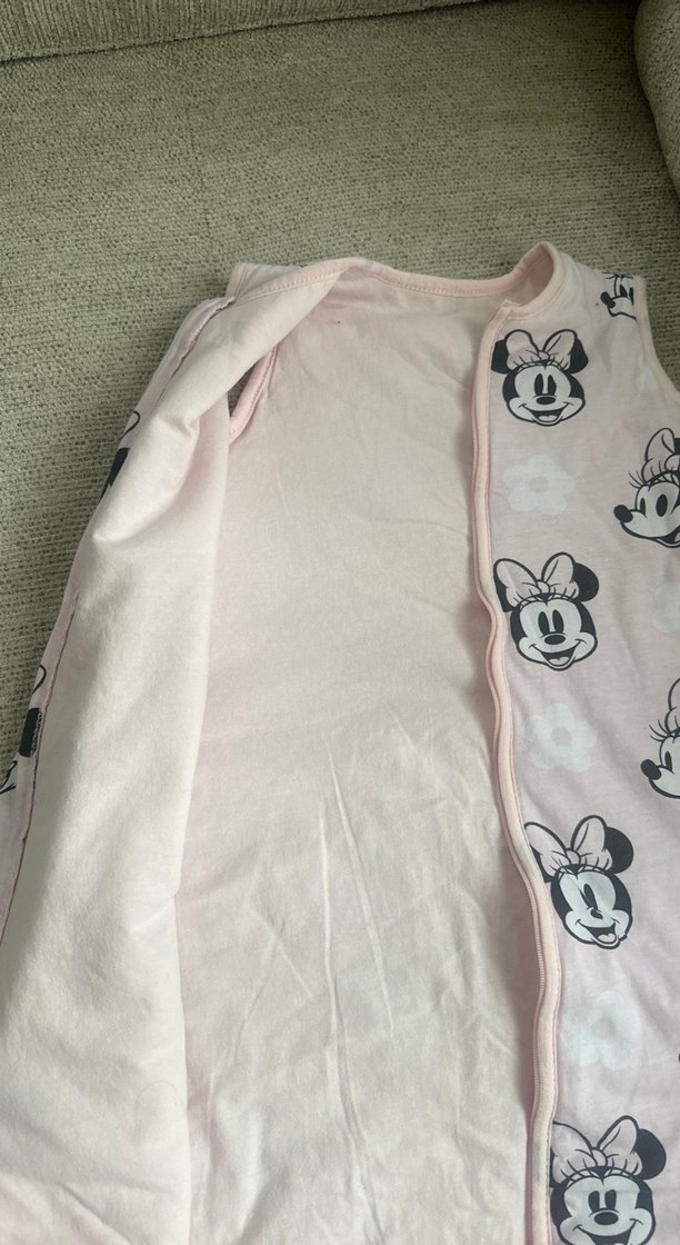 Kız Çocuk Pembe Fermuarlı Uyku Tulumu - Görsel 2