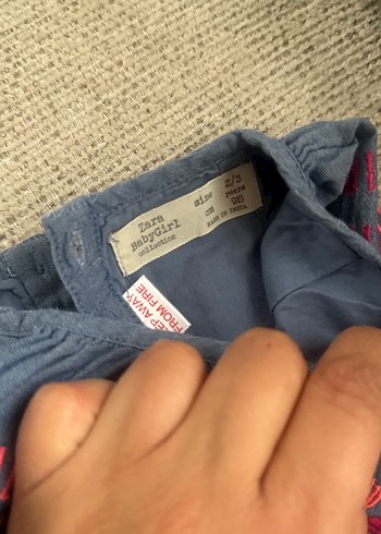 Nakışlı Uzun Kollu Kız Çocuk Elbise - Görsel 2