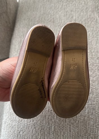 Pembe Kemerli Kız Çocuk Babet Ayakkabı - Görsel 3