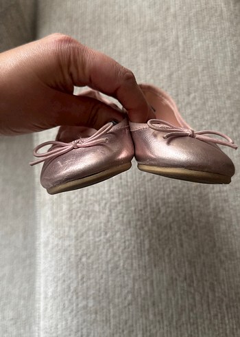 Pembe Kemerli Kız Çocuk Babet Ayakkabı - Görsel 4