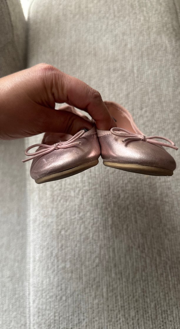 Pembe Kemerli Kız Çocuk Babet Ayakkabı - Görsel 4