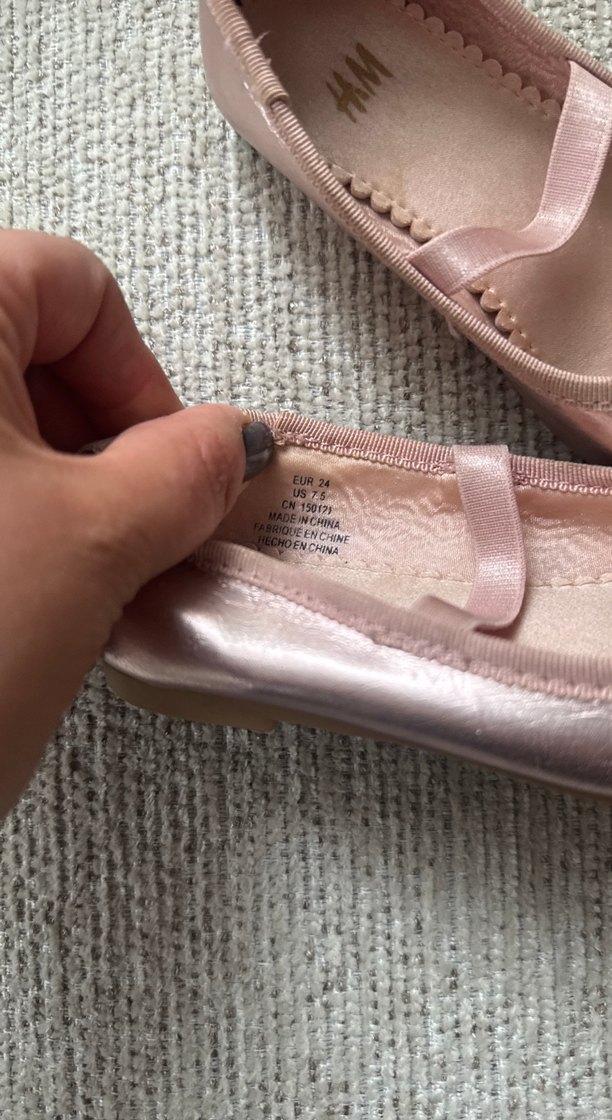 Pembe Kemerli Kız Çocuk Babet Ayakkabı - Görsel 5