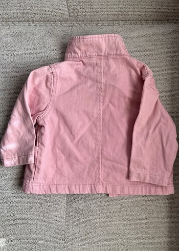 Kız Çocuk Pudra Pembe  trenşkot - Görsel 3