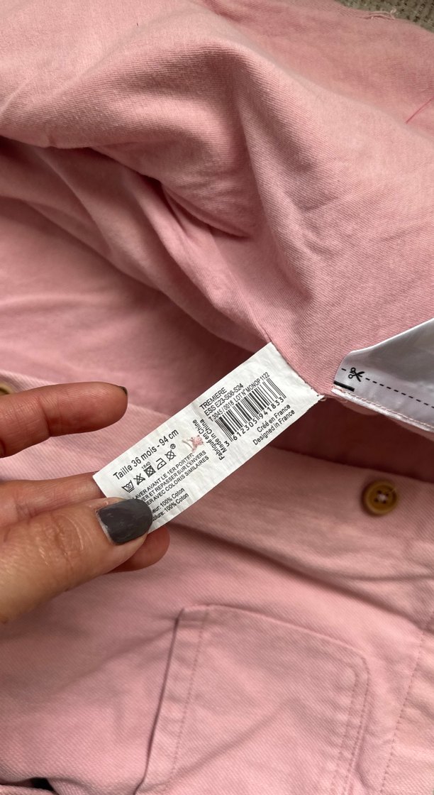 Kız Çocuk Pudra Pembe  trenşkot - Görsel 2