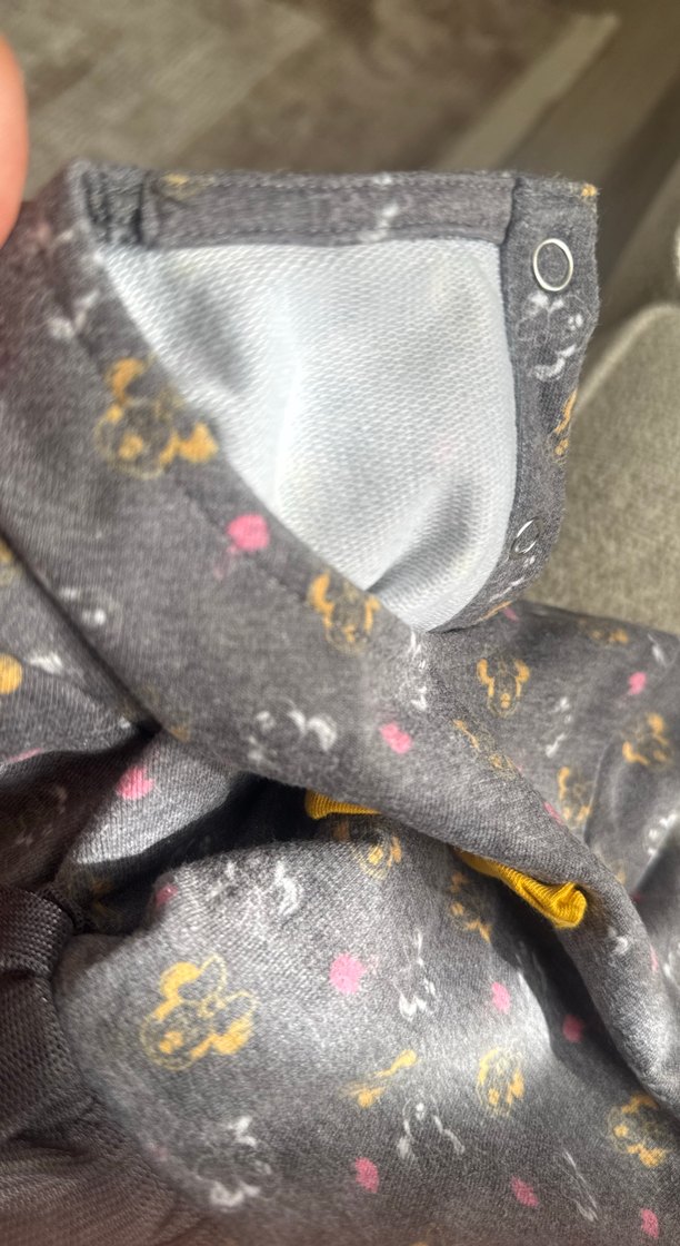 Gri Uzun Kollu Kız Elbise Fırfırlı - Görsel 5