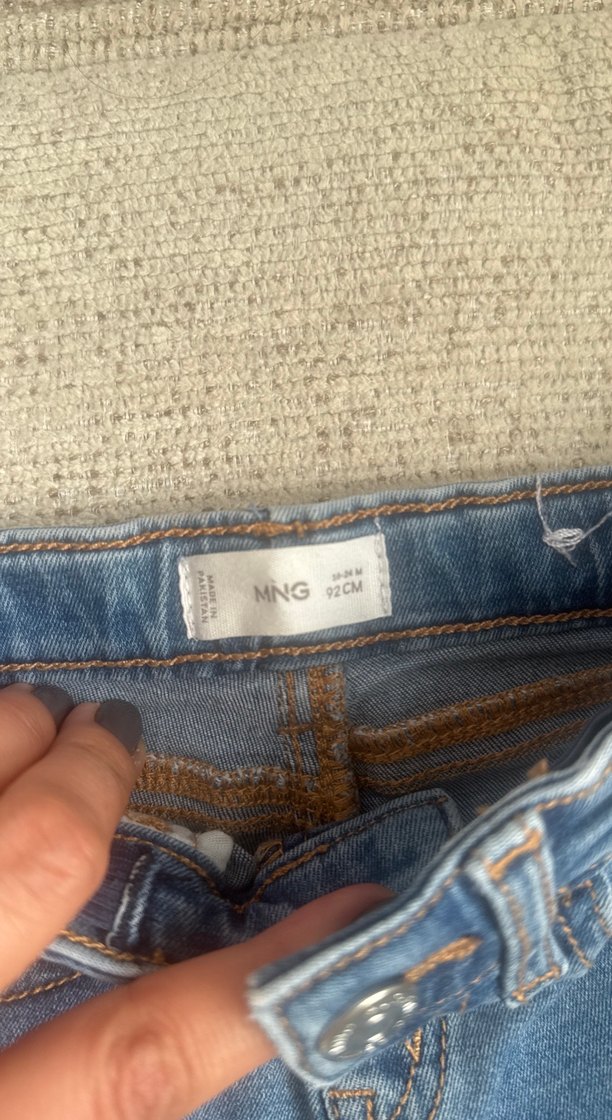 Kiz Çocuk Regular Fit Denim Pantolon - Görsel 2