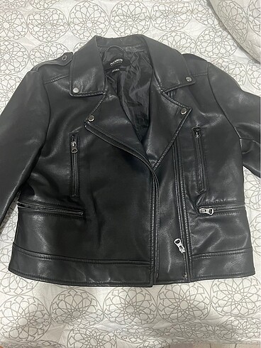 Biker ceket pull and bear