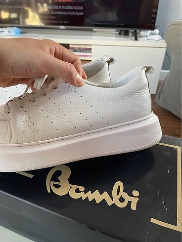43 Beden Bambi deri beyaz erkek s