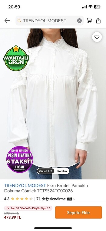 s Beden Trendyol milla tunik