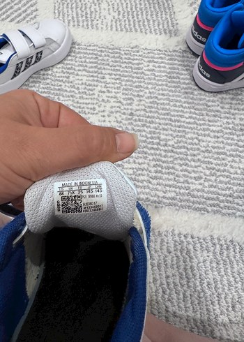 Adidas Adidas Renkli Baskılı Beyaz Erkek Çocuk Spor ayakkabı