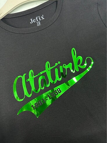 Diğer Atatürk Yeşil Tshirt