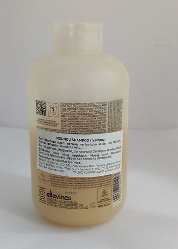 Diğer Davines Nounou Besleyici Şampuan 250 ml