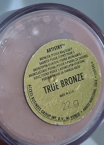 Beden Artistry True Bronze Powder