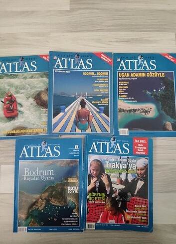 Atlas Dergisi 5 adet 