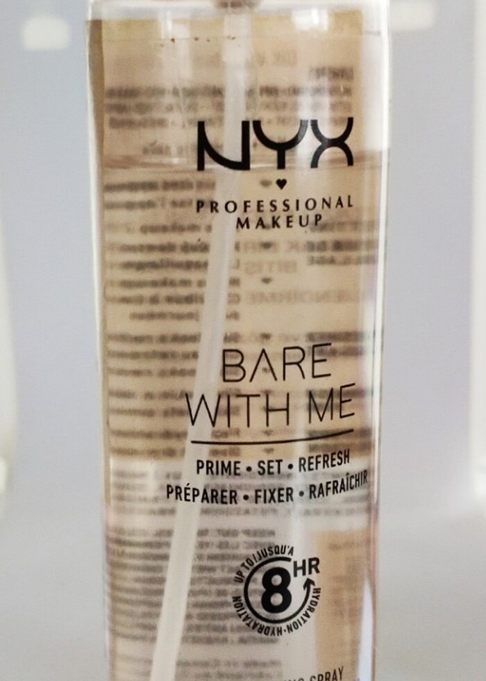 NYX Bare With Me Prime Refresh 130 ml Tazeleyici Makyaj Spreyi - Görsel 4