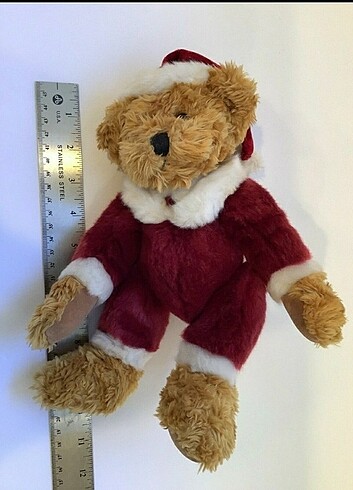  Beden Russ Berrie Kris Plush Bear Santa Teddy Bear Christmas Stuffed A