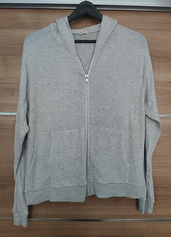 Brandy Melville Kapşonlu Hoodie Gri