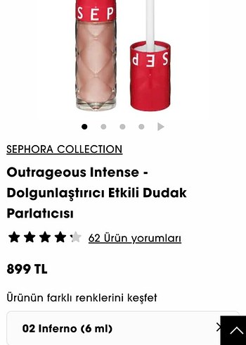Sephora Collection Outrageous Intense - Dolgunlaştırıcı Etkili - Görsel 6