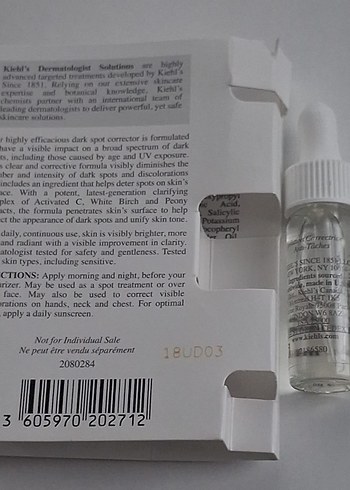 Kiehl's Dark Spot Solution Serum 4 ml - Görsel 2
