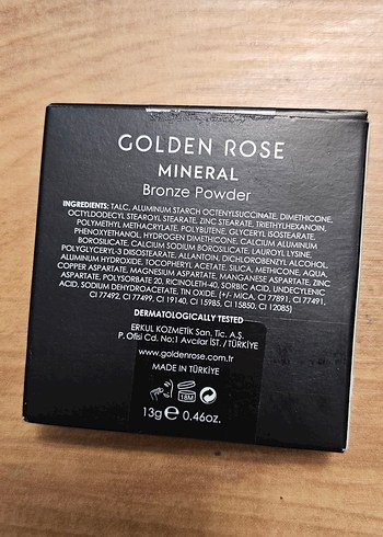 Golden Rose Mineral Bronz Pudra 03 rengi - Görsel 2