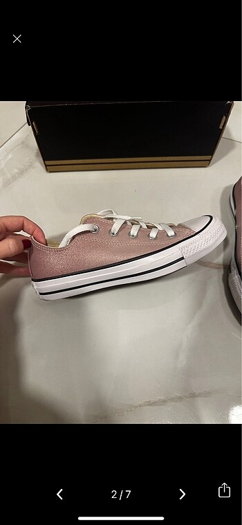 Converse Simli pembe converse