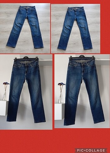 m Beden mavi Renk Colins marka M beden jean 