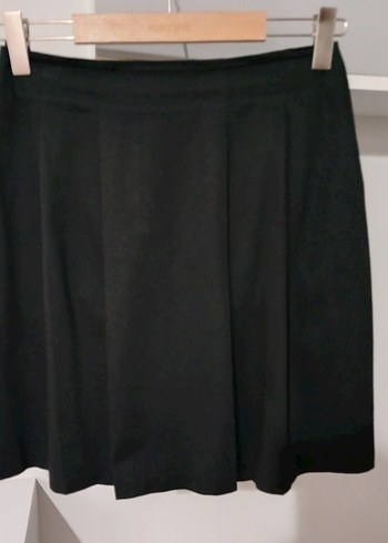 Siyah Pilili Midi Mini Etek Adil Işıl M beden - Görsel 8