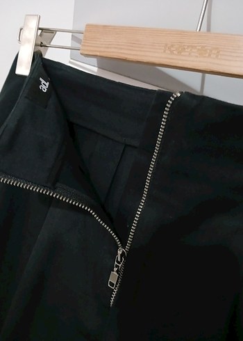 Siyah Pilili Midi Mini Etek Adil Işıl M beden - Görsel 14