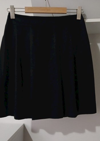 Siyah Pilili Midi Mini Etek Adil Işıl M beden - Görsel 13