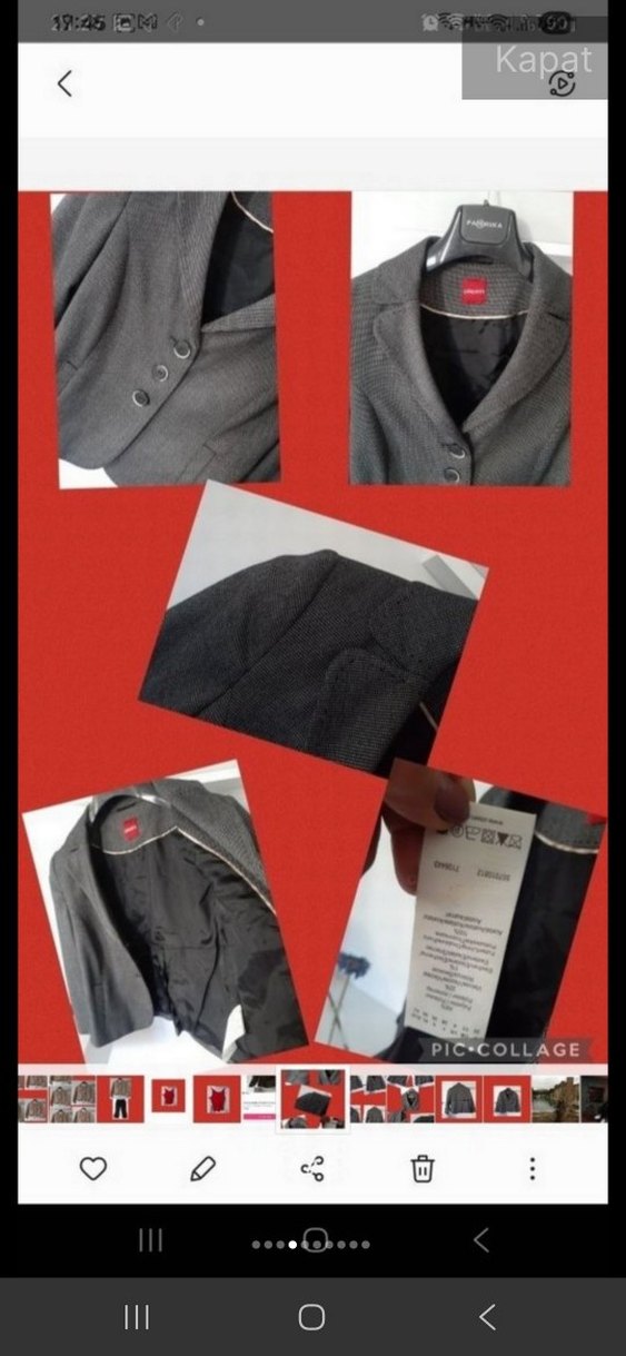 Olsen marja S,M beden uyumlu ceket - Görsel 4