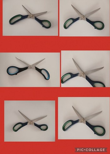 Çocuklar için renkli plastik saplı makas - Görsel 11