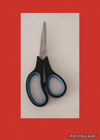 Çocuklar için renkli plastik saplı makas - Görsel 8