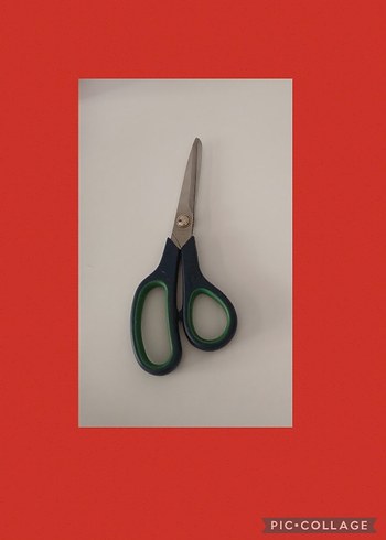 Çocuklar için renkli plastik saplı makas - Görsel 17