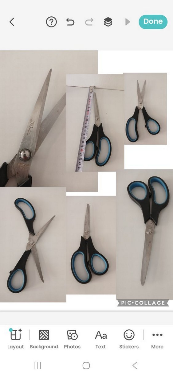 Çocuklar için renkli plastik saplı makas - Görsel 3