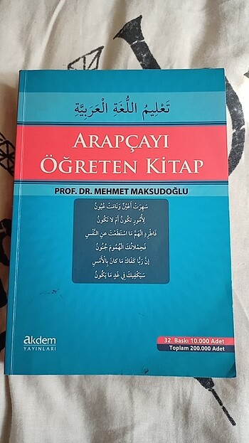 Arapçayı öğreten kitap 