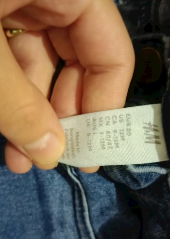 hm Düğmeli Erkek Çocuk Kot Pantolon - Görsel 2