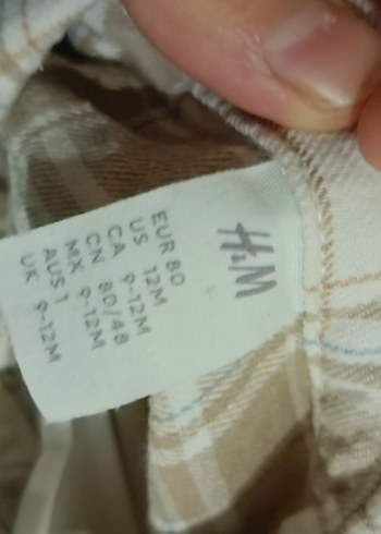 Bej Ekose Desenli Erkek Çocuk Keten Gömlek - Görsel 2