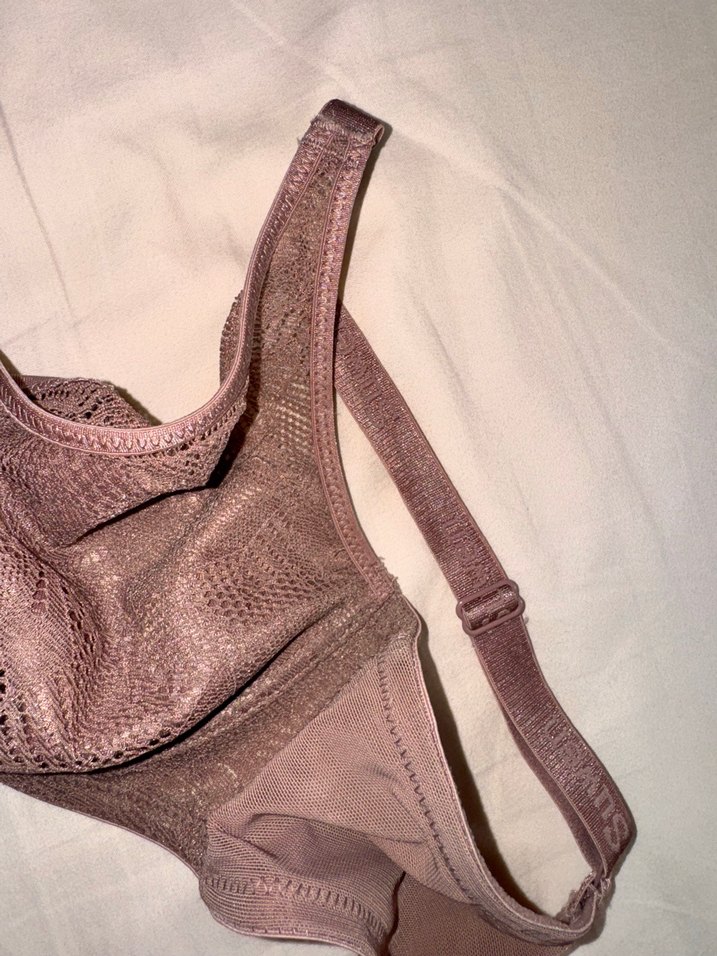 Bej Transparan Dantelli Bohem Sütyen - Görsel 3