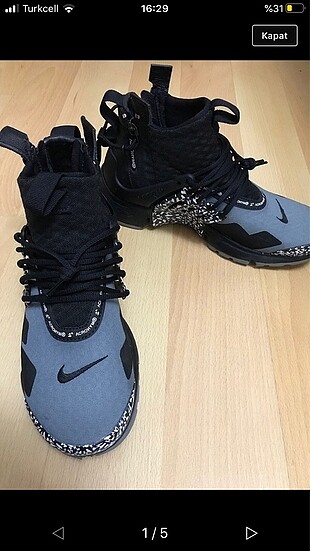 40 Beden Nike spor ayakkabı (air presto acronym)