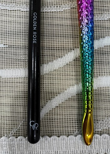 İkili Makyaj Fırçası - Görsel 3