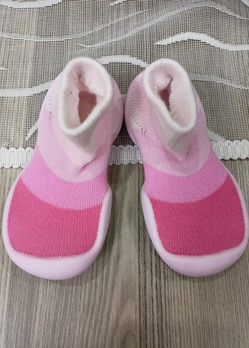 Kız Bebek Örgü Ayakkabısı Pembe