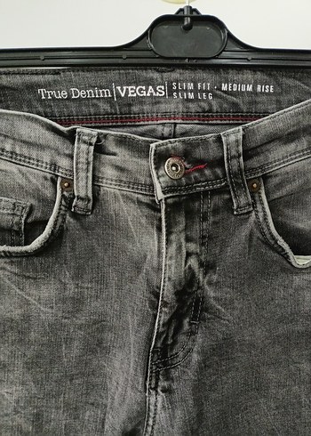 Gri Mustang Erkek Denim Jean - Görsel 4