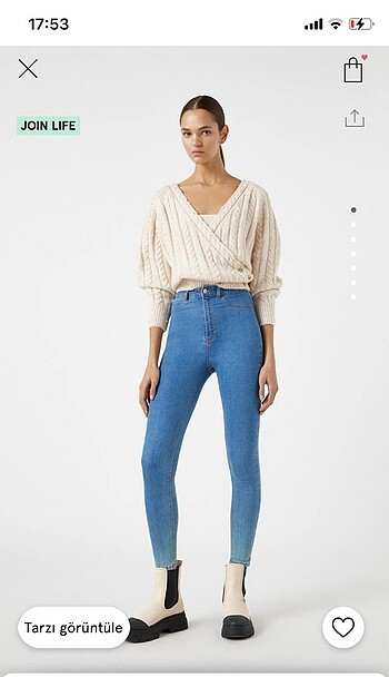 Pull bear sıfır kot