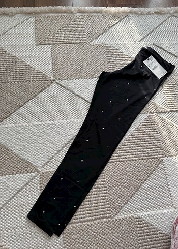 Zara taşlı likralı tayt - Görsel 2