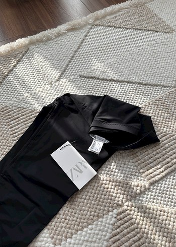 Zara ayak bantlı Kadın Tayt - Görsel 5