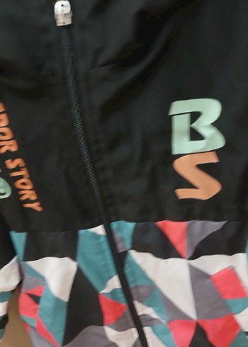 Kapüşonlu Çok Renkli Erkek Çocuk Ceket - Görsel 4